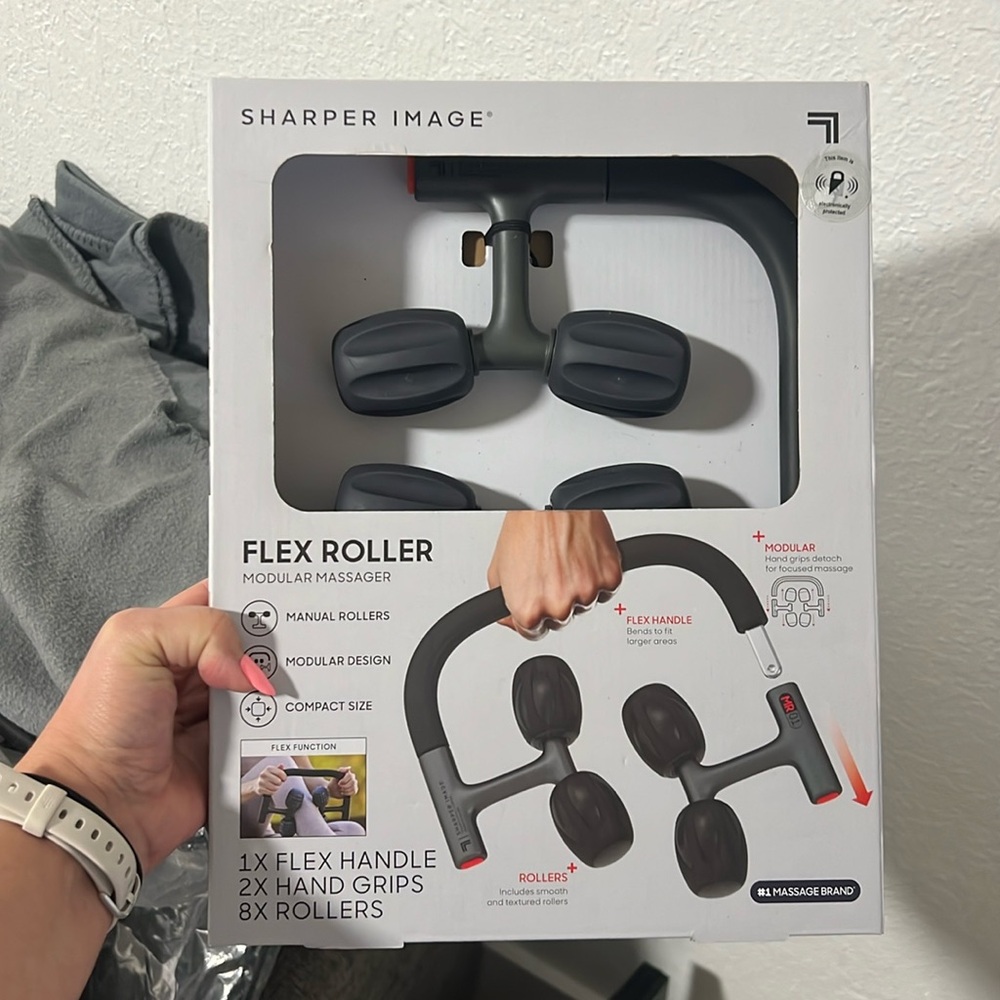 Sharper image flex roller modular massager
